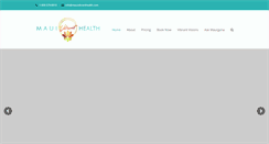 Desktop Screenshot of mauivibranthealth.com