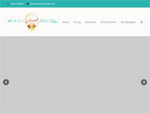 Tablet Screenshot of mauivibranthealth.com